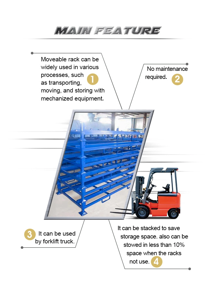 Warehouse Factory Tyre Wholesaler Used Metal Stackable Tire Transport Storage Rack