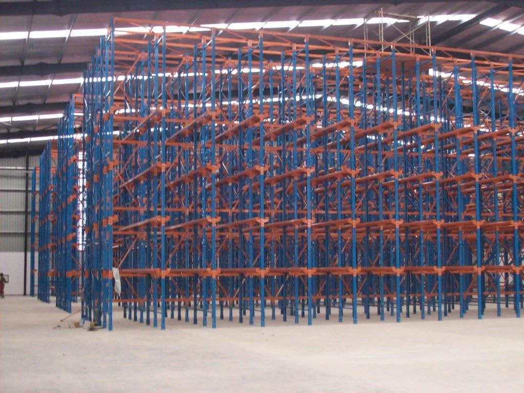 Warehouse Fifo Storage Racking System Flow Through Pallet Roller Racking