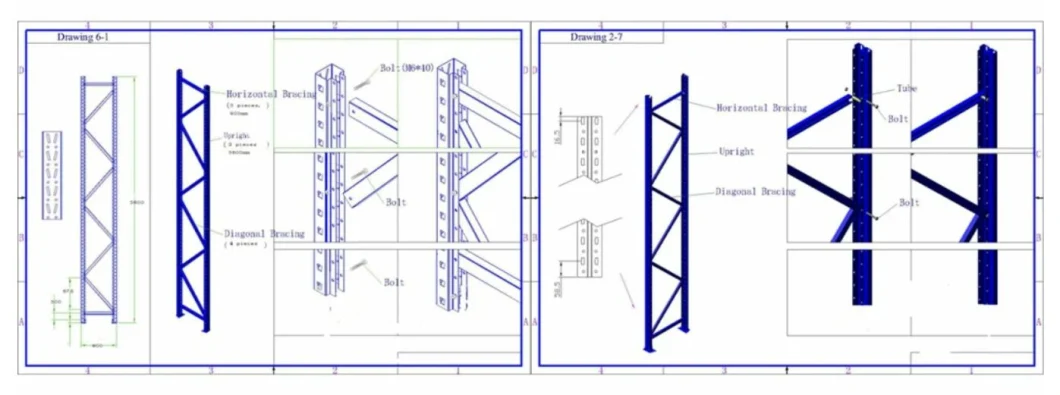 Tire Storage Pallet Rack Heavy Duty Multi Racking Warehouse