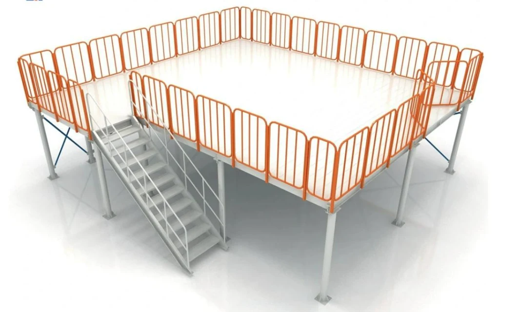 Heavy Duty Steel Metal Platform Mezzanine Racking for Industrial Warehouse Storage