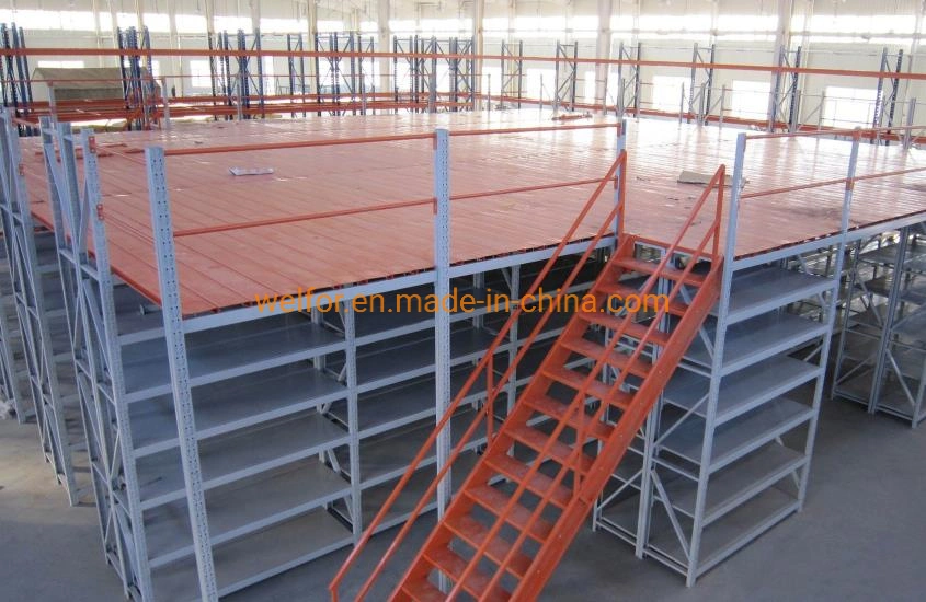 Powder Coating Custom Mezzanine Rack Mezzanine Floor