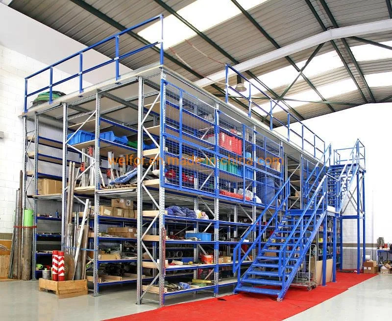 Powder Coating Custom Mezzanine Rack Mezzanine Floor