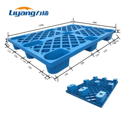 Preis für leichte, langlebige, schachtelbare HDPE-Standardkunststoffpaletten in China